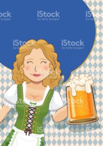 Oktoberfest poster (waitress) 5