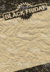 Black Friday poster (kraft paper Ver.)17