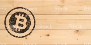 Cryptocurrency concept (stamp on the plank)1